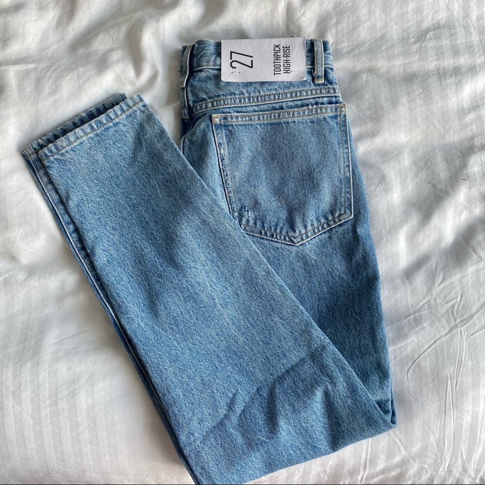 NWT BDG Vintage Denim Toothpick High Rise Jeans - Picture 1 of 6